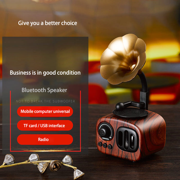 Wooden Bluetooth Mini Speaker - Elle-&-Shine-