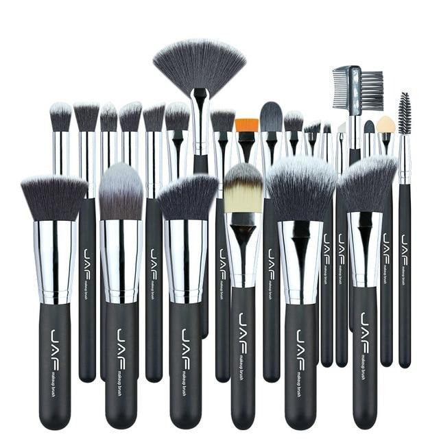 24pcs Professional Taklon Makeup Brushes - Elle-&-Shine-